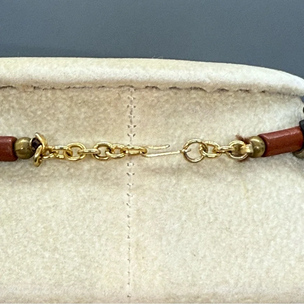Pre-Columbian Inspired Gold Pendant Necklace – Fertility Deity Design